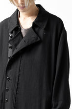 画像をギャラリービューアに読み込む, KLASICA HM-C DOUBLE BREASTED COAT / MONOTONE HOUND TOOTH (BLACK)