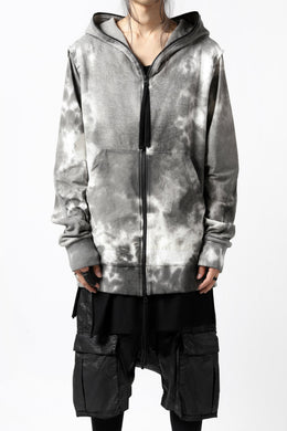 thomkrom DYEING SWITCH ZIPPER HOODIE (MARBLE)