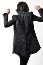 Load image into Gallery viewer, N/07 exclusive Padded Middle Coat / Wool Double-weave (SNOW BLACK)