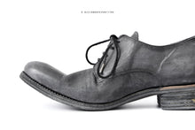 画像をギャラリービューアに読み込む, A DICIANNOVEVENTITRE A1923 DERBY SHOES SS6 / CANGURO OILED (GRIGIO)