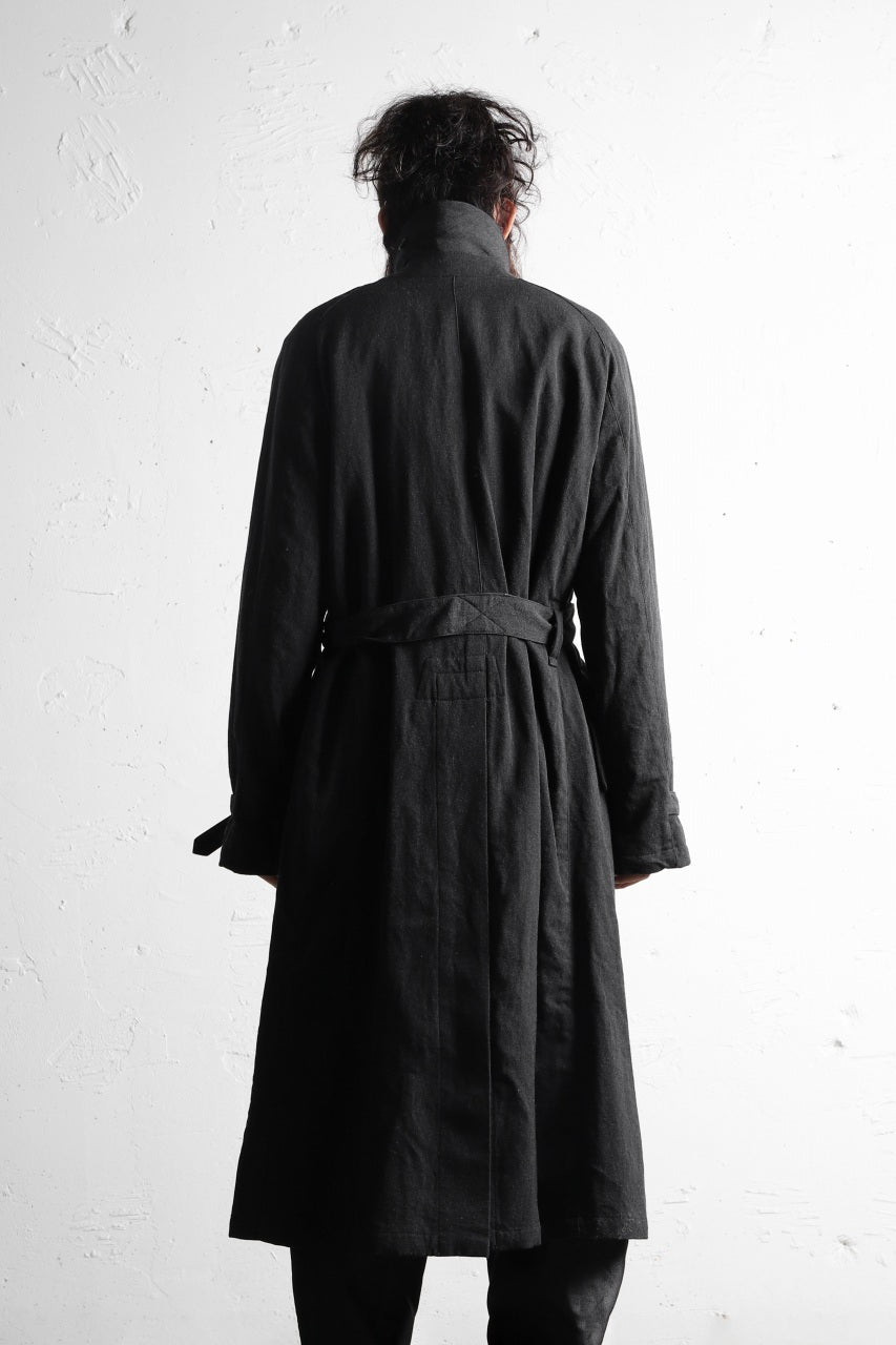 sus-sous motorcycle coat MK-2 / W64L36 Tricotine (CHARCOAL×NAVY)