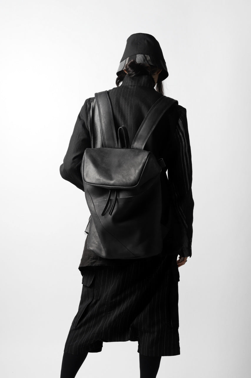 画像をギャラリービューアに読み込む, Portaille &quot;Atelier Made&quot; exclusive BACKPACK / PUEBLO by Badalassi Carlo (BLACK)