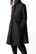 画像をギャラリービューアに読み込む, RUNDHOLZ A LINE CHESTERFIELD COAT / FULLING WOOL
