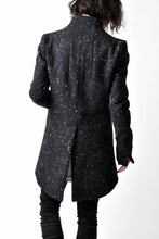 Load image into Gallery viewer, N/07 exclusive Padded Middle Coat / Wool Double-weave (SNOW BLACK)