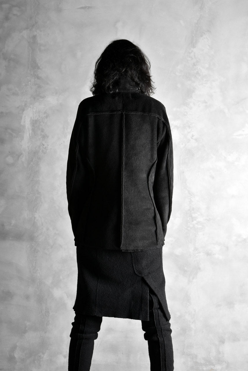 画像をギャラリービューアに読み込む, N/07 Rawcut Track Jacket / WARM Fleece Tech (BLACK)