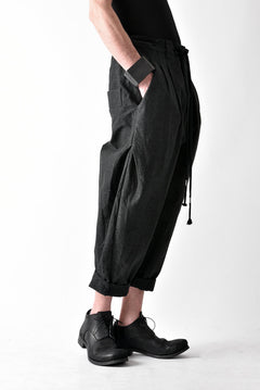 Load image into Gallery viewer, N/07 exclusive Three Dimensional Wide Pants Tuck/Dart Detail #2 (DOUBLE BLACK)