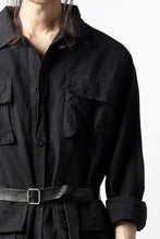 Load image into Gallery viewer, A.F ARTEFACT MILITARY COVER ALL SHIRT-JKT (BLACK)