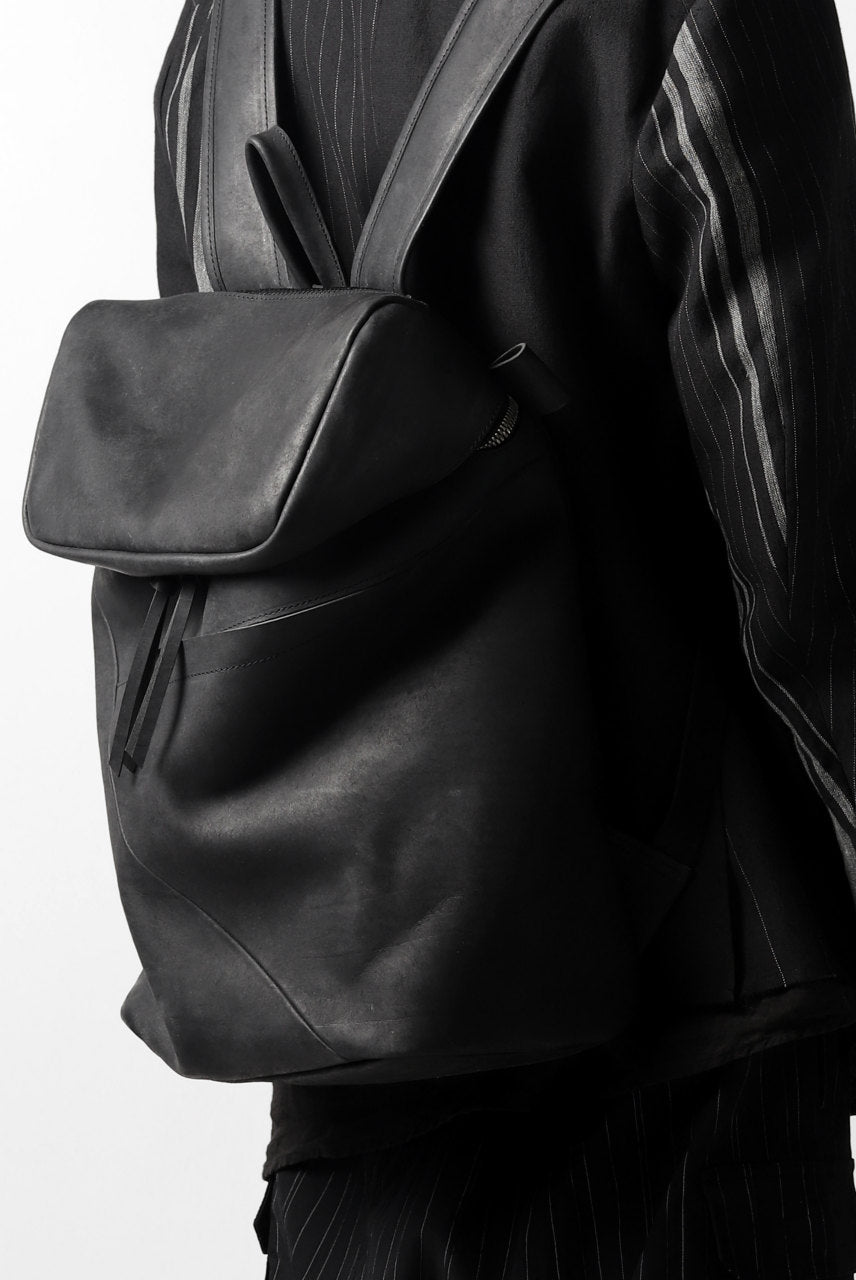 Portaille "Atelier Made" exclusive BACKPACK / PUEBLO by Badalassi Carlo (BLACK)