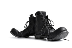 画像をギャラリービューアに読み込む, N/07 Laced Mid Boots / Cavallo di Giappone(hand-oiled) (BLACK)