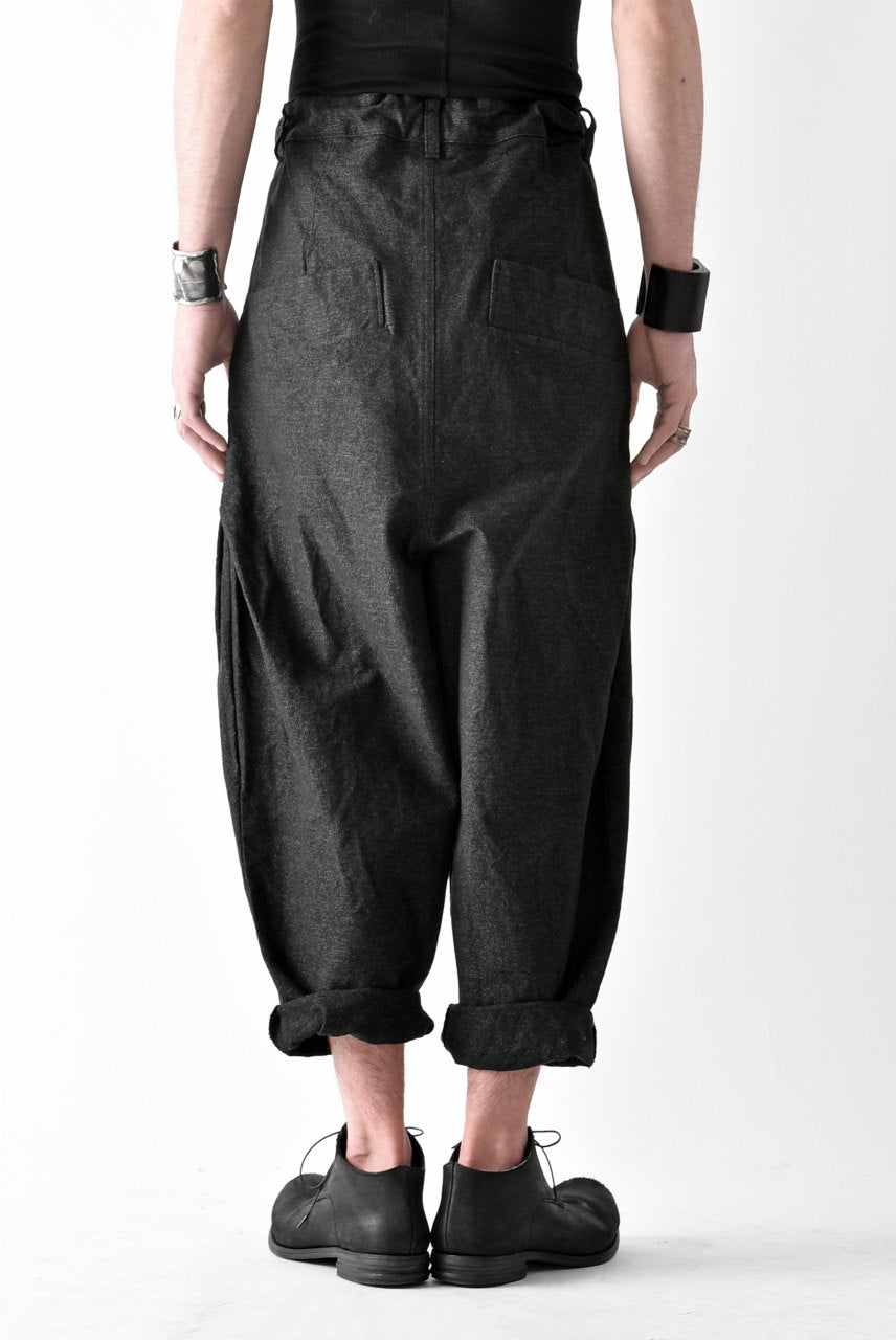 画像をギャラリービューアに読み込む, N/07 exclusive Three Dimensional Wide Pants Tuck/Dart Detail #2 (DOUBLE BLACK)