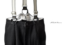 Load image into Gallery viewer, Aleksandr Manamis WOOL/LINEN WOVEN TAILORED PANT with SUSPENDERS