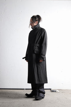 Load image into Gallery viewer, sus-sous motorcycle coat MK-2 / W64L36 Tricotine (CHARCOAL×NAVY)