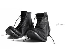 画像をギャラリービューアに読み込む, prtl x 4R4s exclusive 6Hole Laced Boots / CordovanSplit &quot;No2-1&quot; (BLACK)