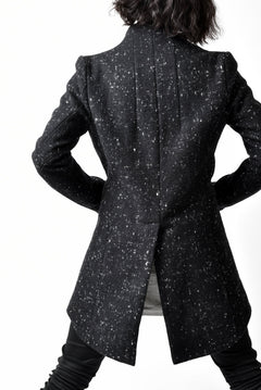 Load image into Gallery viewer, N/07 exclusive Padded Middle Coat / Wool Double-weave (SNOW BLACK)