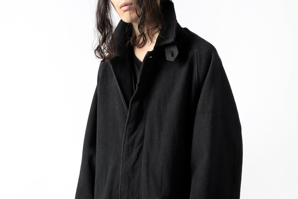 Load image into Gallery viewer, COLINA BALMACAAN COAT / SASHIKO (BLACK)