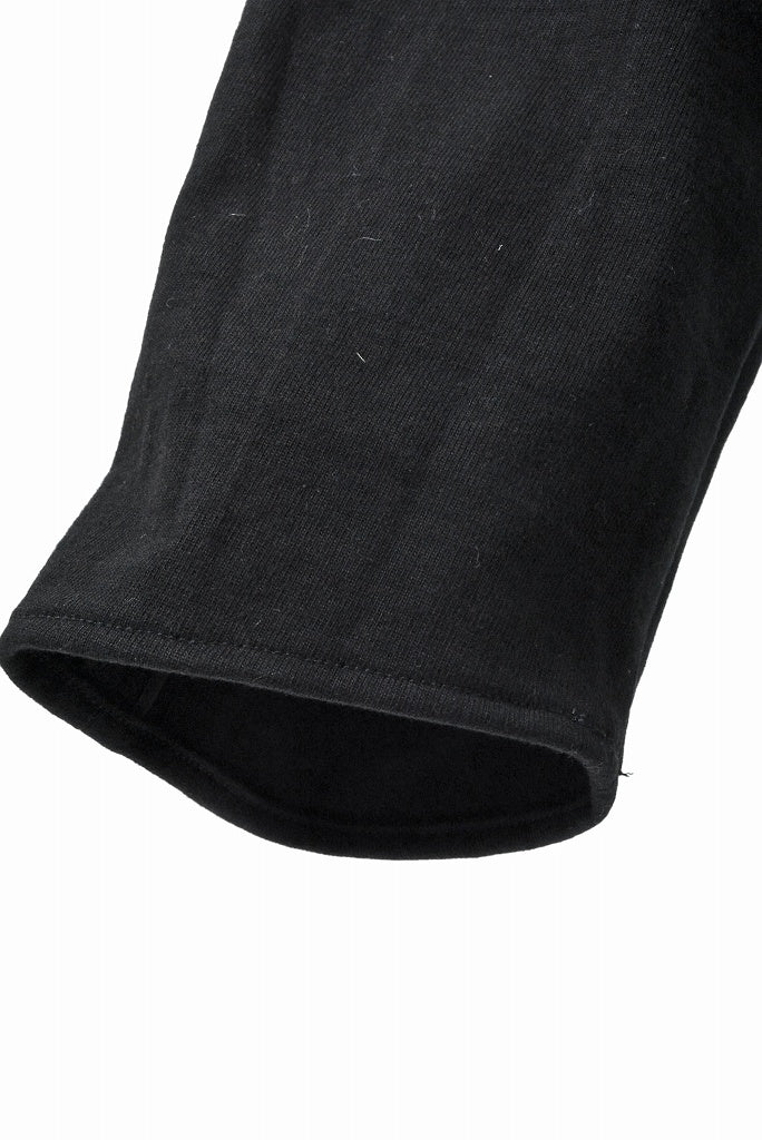 N/07 Pant "7" [c/medium jersey | 3dimension curved cropped] (BLACK)