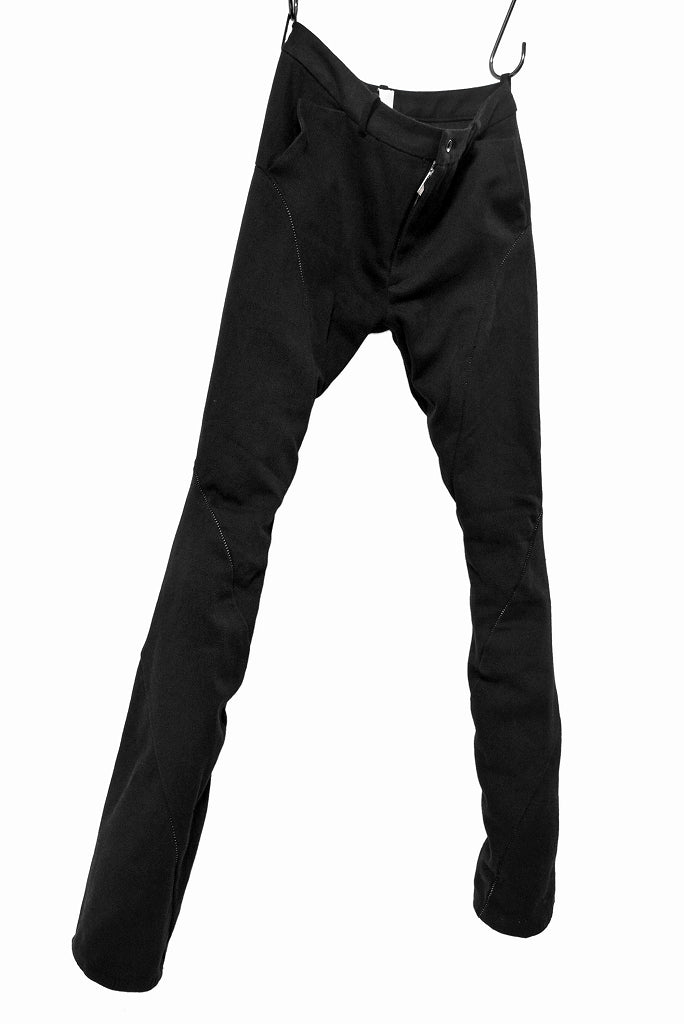 Load image into Gallery viewer, N/07 Pant &quot;motum&quot; [cotton/twill*overlock | spyral 3dimention] (BLACK)