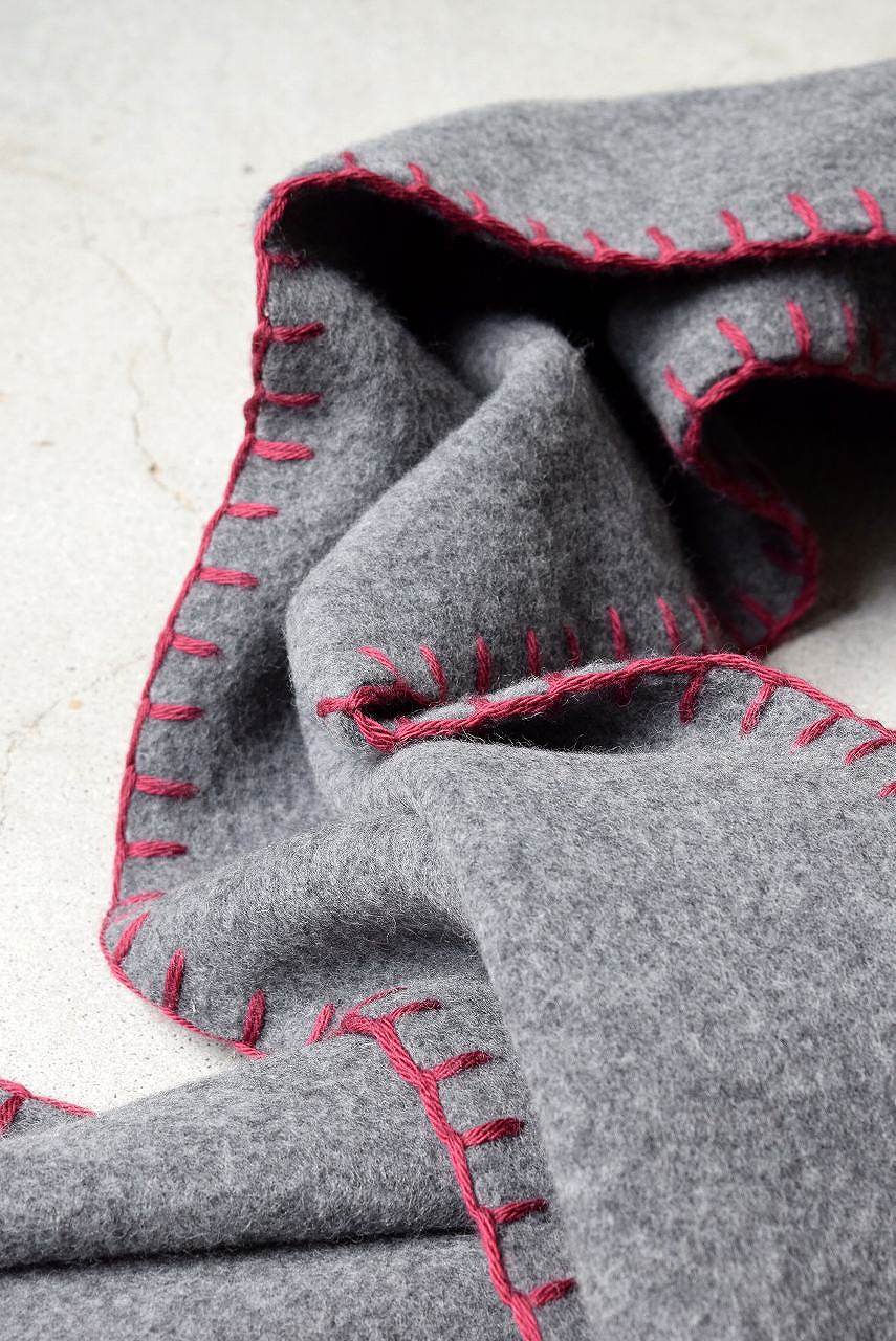 Syouichi Sasa×N/07 BLANKET#03 (GREY×RED)