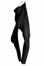 Load image into Gallery viewer, LEON EMANUEL BLANCK DISTORTION LONG PANTS / LIGHT MILITARY CANVAS (BLACK)