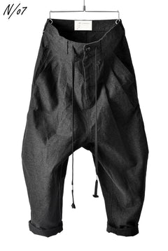 画像をギャラリービューアに読み込む, N/07 exclusive Three Dimensional Wide Pants Tuck/Dart Detail #2 (DOUBLE BLACK)