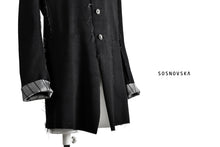 Load image into Gallery viewer, SOSNOVSKA exclusive DOUBLE UNREQUASED TRENCH JACKET (BLACK)