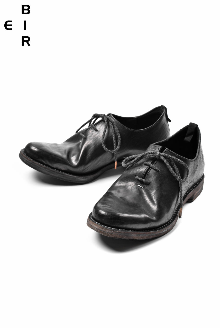 ierib tecta whole cut derby shoes / waxy JP culatta (BLACK)