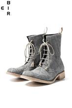Load image into Gallery viewer, ierib laced boots 6hole / tanned elephant (GREY)