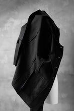 画像をギャラリービューアに読み込む, blackcrow shirt-collar 5B jacket / hemp (black)