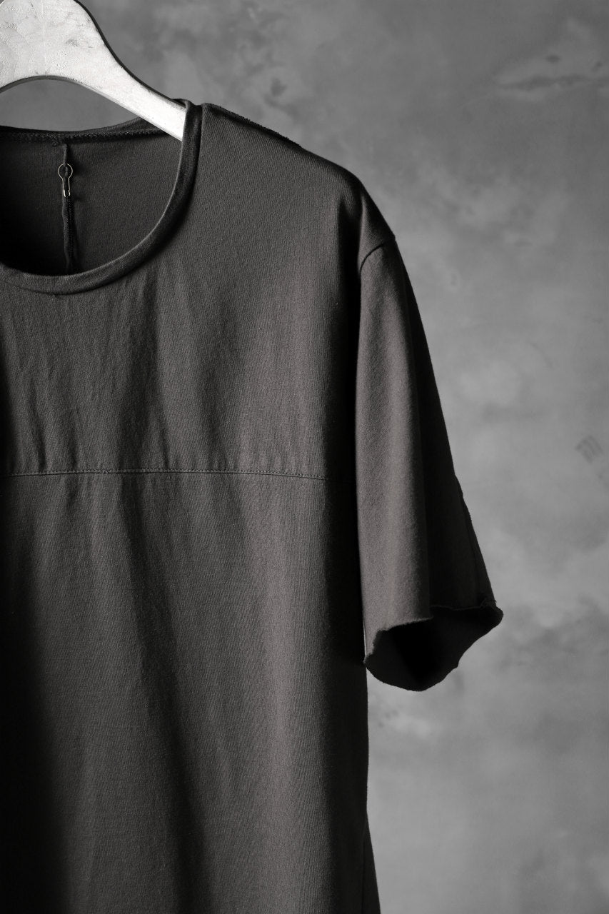 Load image into Gallery viewer, blackcrow short sleeve cutsewn / silky touch cotton (grey)