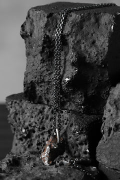 画像をギャラリービューアに読み込む, GASPARD HEX Meteorite Pendant with White Diamond / 60cm chain