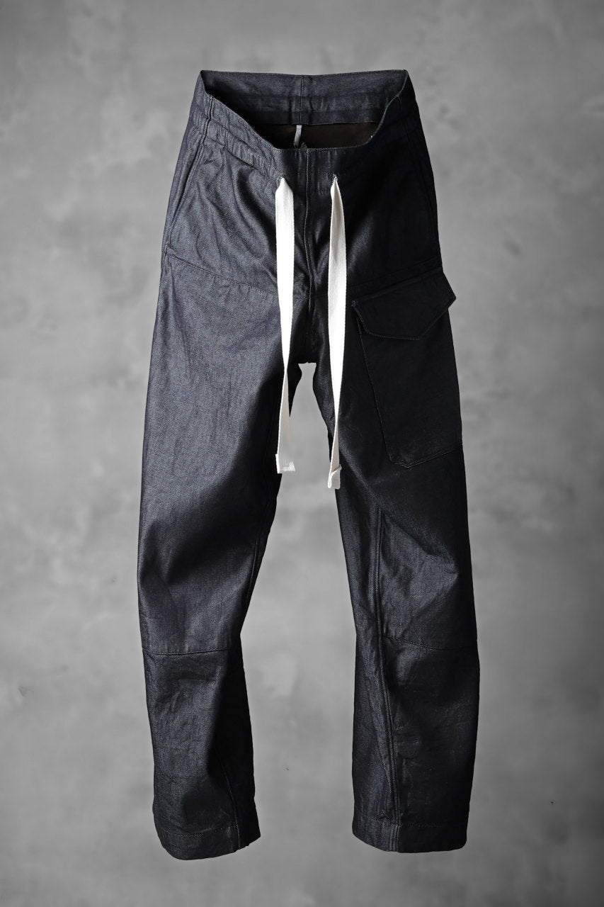 Load image into Gallery viewer, sus-sous supima denim wide trousers MK-1 (INDIGO)