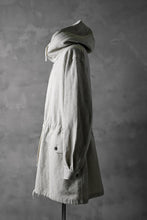 Load image into Gallery viewer, sus-sous anorak middle coat / natural linen &amp; cotton (NATURAL)