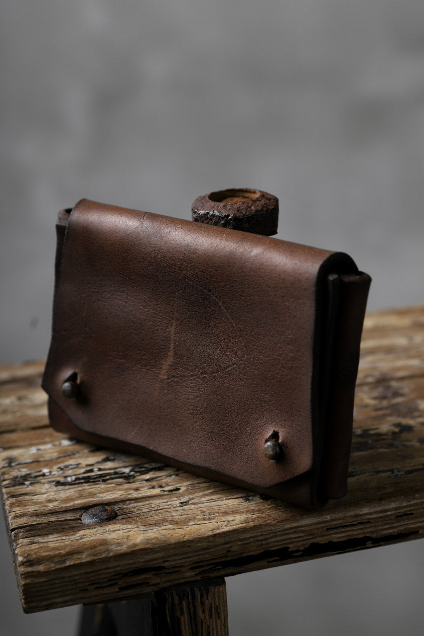 Chörds; TR CARD CASE / HORSE BUTT LEATHER (SMOOTH / CAMEL)