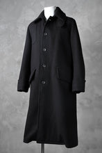 Load image into Gallery viewer, sus-sous foot guards great coat / W90N10 Raised back melton (NAVY BLACK)