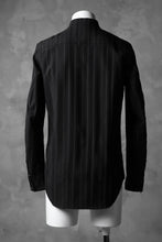 Load image into Gallery viewer, ISAMU KATAYAMA BACKLASH LONG SLEEVE SHIRT (BLACK x STRIPE)