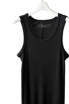 画像をギャラリービューアに読み込む, A.F ARTEFACT LONG TANK TOP / RIB COTTON  (BLACK)