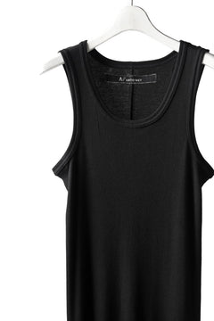 画像をギャラリービューアに読み込む, A.F ARTEFACT LONG TANK TOP / COTTON RIB (BLACK)