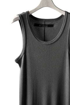 Load image into Gallery viewer, A.F ARTEFACT LONG TANK TOP / COTTON RIB (GREY)