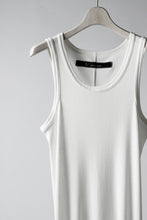 Load image into Gallery viewer, A.F ARTEFACT LONG RIB TANK TOP (WHITE)