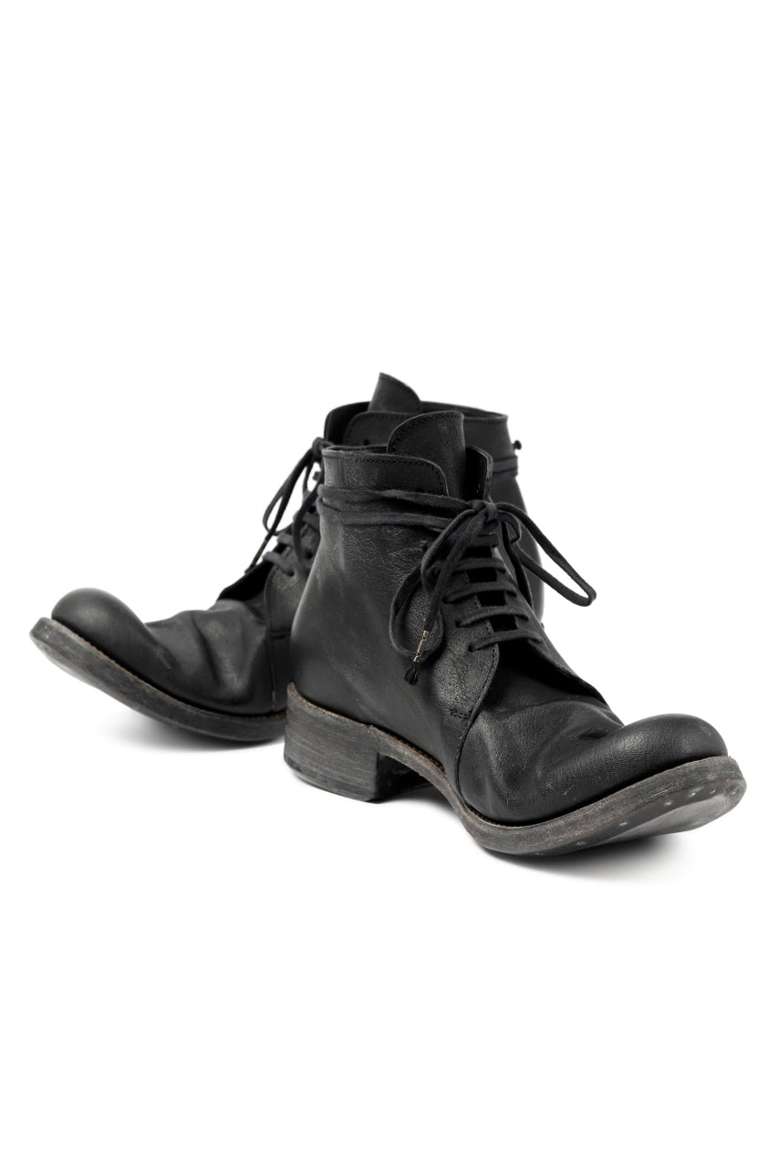 EVARIST BERTRAN EB12 Laced Middle Boots / Kangaroo (BLACK) – LOOM