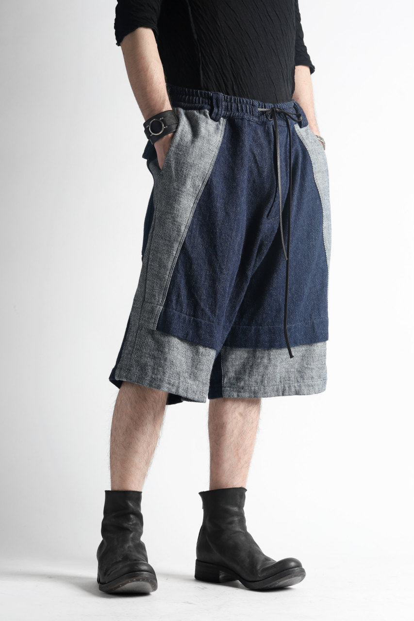 Load image into Gallery viewer, A.F ARTEFACT SWITCHING SHORTS / LOW COUNT DENIM (INDIGO)