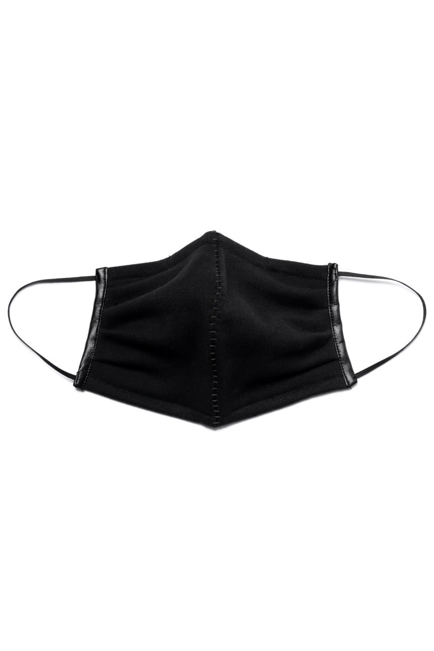 A.F ARTEFACT exclusive COVERED FACE MASK (BLACK OVER LOCK)