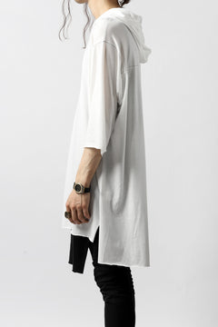 Load image into Gallery viewer, A.F ARTEFACT RELAX HOODIE TOPS / COTTON JERSEY (WHITE)