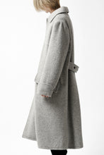 画像をギャラリービューアに読み込む, sus-sous foot guards great coat / W100 Harris melton raised washer (TOP GREY BEIGE)