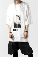 画像をギャラリービューアに読み込む, A.F ARTEFACT &quot;TWINS&quot; LAYERED OVER SIZE TOPS (WHITE)