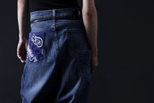 Load image into Gallery viewer, MASSIMO SABBADIN Re;BUILD 501 LOW CLOTCH SHORTS (blue)