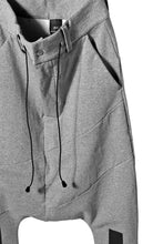 Load image into Gallery viewer, N/07 RUBBERIZED SARROUEL PANT / HYPER STRETCH SWEAT (GREY)