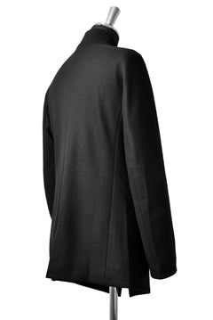 画像をギャラリービューアに読み込む, SOSNOVSKA DOUBLE WOOL JERSEY JACKET (BLACK)