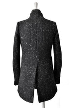 Load image into Gallery viewer, N/07 exclusive Padded Middle Coat / Wool Double-weave (SNOW BLACK)