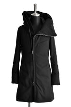 Load image into Gallery viewer, N/07 Mods Down Coat / Mixture Canvas (BLACK)